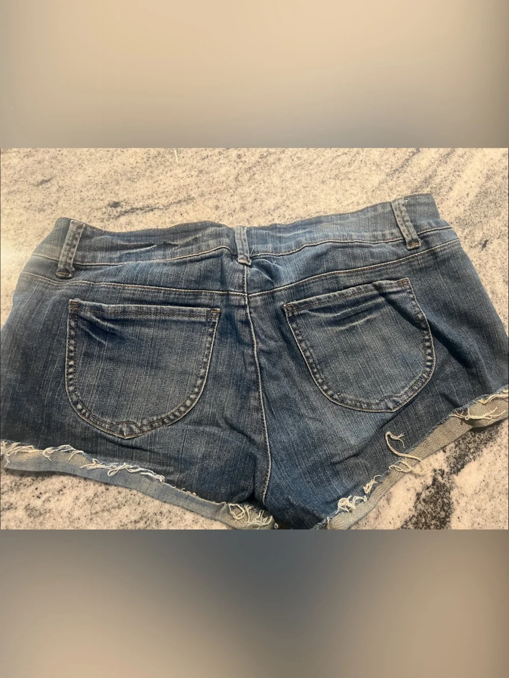 Women’s Blue Denim Shorts - Casual Cutoff Jean Shorts